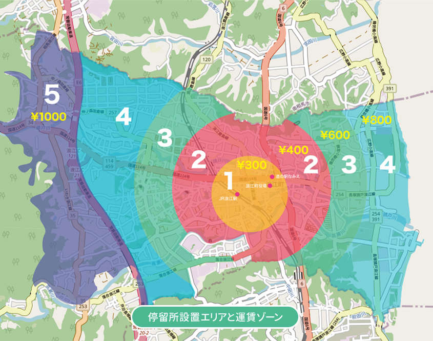 運行地域